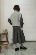 BEAUMONT ORGANIC Kanon grey marl vest
