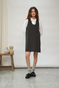 BEAUMONT ORGANIC Willow charcoal dress