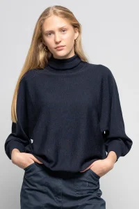 JOHNNYLOVE Blaire navy melange sweater
