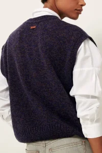 SESSÙN Fabinino ink blue sweater