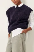 SESSÙN Fabinino ink blue sweater