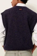 SESSÙN Fabinino ink blue sweater