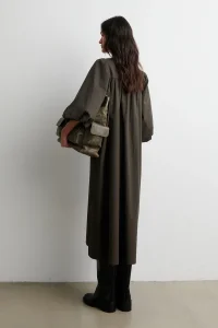SECOND FEMALE Viana black olive dress