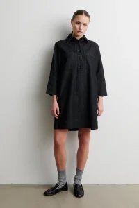 SECOND FEMALE Dera denim new tunic black dress