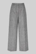 SECOND FEMALE Lydney grey melange trousers