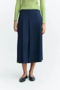THINKING MU Bahia blue night skirt
