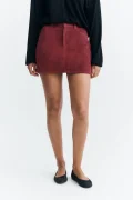 THINKING MU Kimmy mahogany skirt