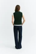 THINKING MU Kaia green vest