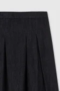 BEATRIZ FUREST College denim black skirt