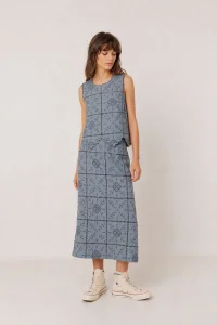 INDI&COLD Falda plomo skirt