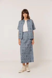 INDI&COLD Camisa plomo blouse