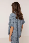 INDI&COLD Camisa plomo blouse
