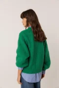 INDI&COLD Jersey verde knit