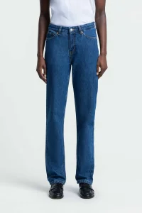 KINGS OF INDIGO Inoe natural stretch dark worn jeans