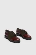 BEATRIZ FUREST Driver cognac/kaki shoes