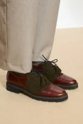 BEATRIZ FUREST Driver cognac/kaki shoes