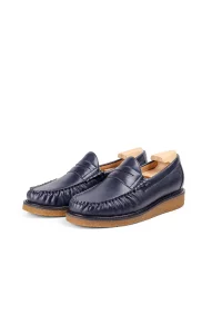 WORLD WALKER Moctoe rec. 2-tone brushed black Loafer