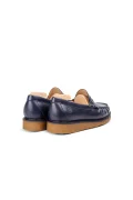 WORLD WALKER Moctoe rec. 2-tone brushed black Loafer