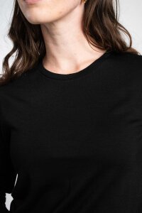 TARZAN Nina wool real black Langarmshirt