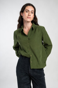 TARZAN Hilda chive Cordbluse