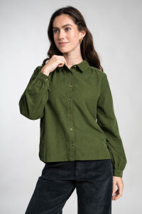 TARZAN Hilda chive Cordbluse
