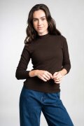 TARZAN Irina dark coffee Langarmshirt