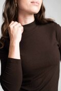 TARZAN Irina dark coffee Langarmshirt