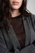 TARZAN Carli anthracite melange Strickjacke
