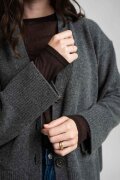 TARZAN Carli anthracite melange Strickjacke