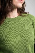 TARZAN Polka cotton guacamole Pullover