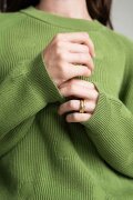 TARZAN Polka cotton guacamole Pullover