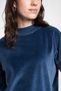 TARZAN Avery petrol blue Sweater velour