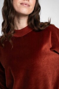 TARZAN Avery brandy brown Sweater velour