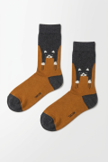 TARZAN Luan scratch cat caramel Socken