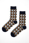 TARZAN Luan argyle caramel Socken