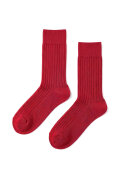 TARZAN Vivi plain red Merinosocken
