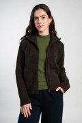 TARZAN Coni dark brown melange Strickcardigan