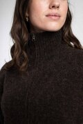 TARZAN Coni dark brown melange Strickcardigan