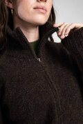 TARZAN Coni dark brown melange Strickcardigan