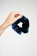 TARZAN Scrunchie velvet blue