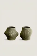 SHEYN Bloz & Boyk Olive Mini Vase Set