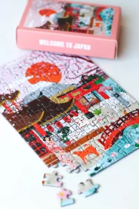 PIECELY PUZZLES Welcome to Japan mini puzzle