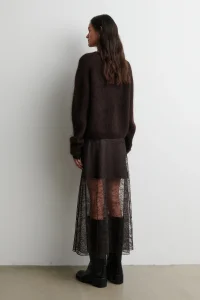SECOND FEMALE Andrea demitasse ls cardigan