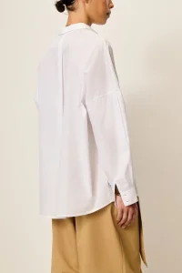 SESSÙN Maemi O optical white blouse