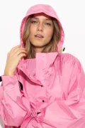 VIVI MARI Solid soft pink raincoat