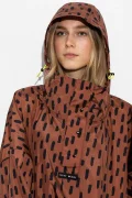 VIVI MARI Solid drops rust/black raincoat
